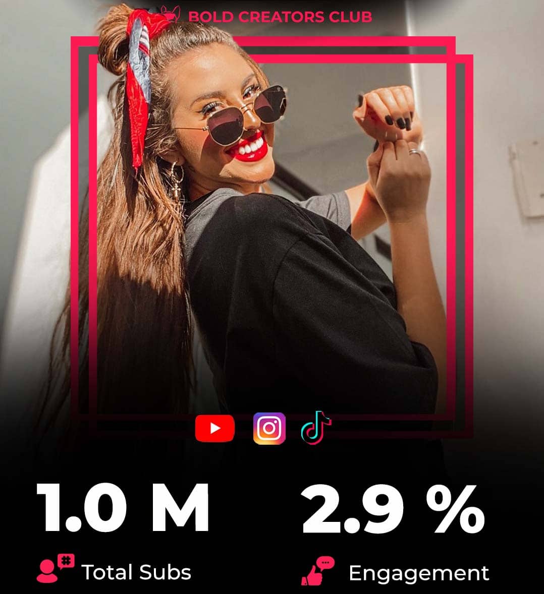 Gabriela Busnello Brazilian beauty influencer Creators Brazil agency